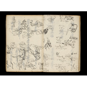 Album page - Kuniyoshi's preparatory drawings, no.39 Album page - Kuniyoshi's preparatory drawings, no.39