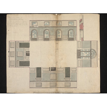 Design - 'Seamen's Pay Office' East India House, London. Design - 'Seamen's Pay Office' East India House, London.