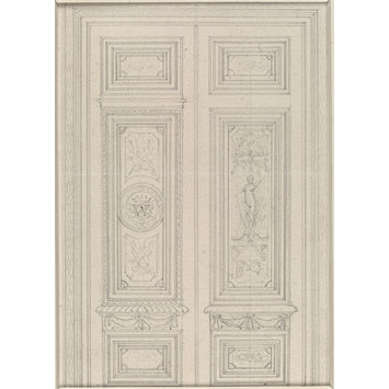 Drawing - Designs for doors for the Marquis of Westminster Drawing - Designs for doors for the Marquis of Westminster