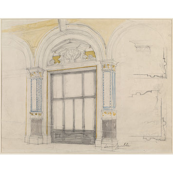 Drawing - Designs for the Centre Refreshment Room, South Kensington Museum Drawing - Designs for the Centre Refreshment Room, South Kensington Museum
