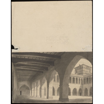 Cloister. castello di dandino Cloister. castello di dandino