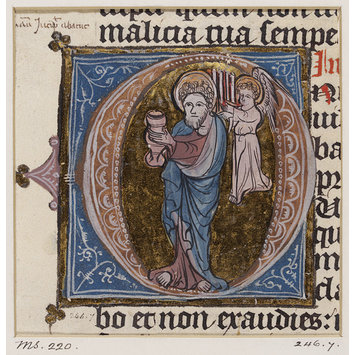 Manuscript cutting - Cutting from the Hastière Bible Manuscript cutting - Cutting from the Hastière Bible
