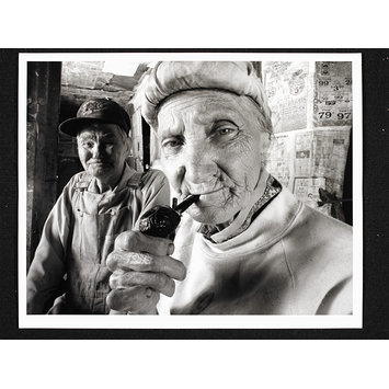 Photograph - Berthie Napier with Pipe and John Photograph - Berthie Napier with Pipe and John