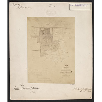 Photograph - Plan of the parishes of Kensington and St. Margarets, Westminster Photograph - Plan of the parishes of Kensington and St. Margarets, Westminster