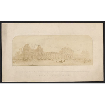 Photograph - Design by Captain Fowke for exterior of International Exhibition building Photograph - Design by Captain Fowke for exterior of International Exhibition building