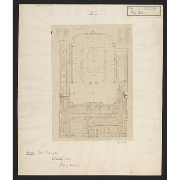 Photograph - Plan of the buildings and grounds for the International Exhibition of 1862 and the Royal Horticultural Society Gardens Photograph - Plan of the buildings and grounds for the International Exhibition of 1862 and the Royal Horticultural Society Gardens