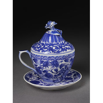 Cup, cover and saucer Cup, cover and saucer