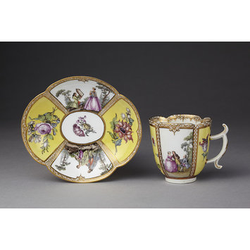 Cup and saucer Cup and saucer