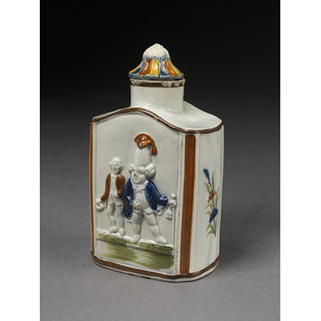 Tea canister and cover Tea canister and cover