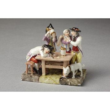 Figure group - Tavern Scene with Drinking Figure group - Tavern Scene with Drinking