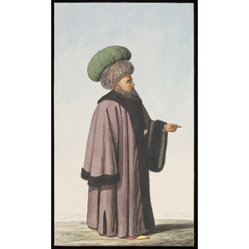 Watercolour - The Reis Efendi, or Minister for Foreign Affairs Watercolour - The Reis Efendi, or Minister for Foreign Affairs