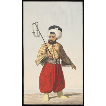 Watercolour - Çavusbasi or Chief Usher Watercolour - Çavusbasi or Chief Usher