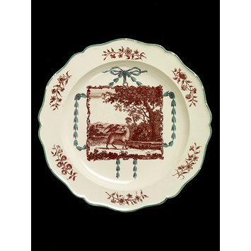 Plate - The Sheep and the Crow Plate - The Sheep and the Crow