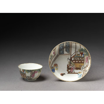 Cup and saucer Cup and saucer