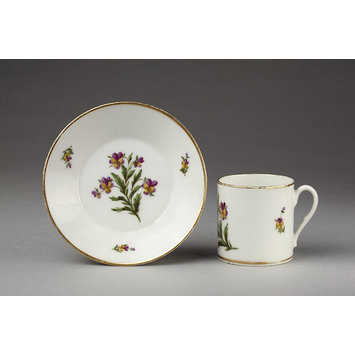Coffee cup and sauce Coffee cup and sauce