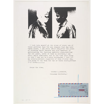 Screenprint - George Jackson Screenprint - George Jackson