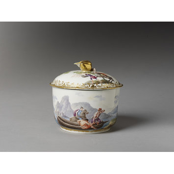 Sugar bowl and cover Sugar bowl and cover