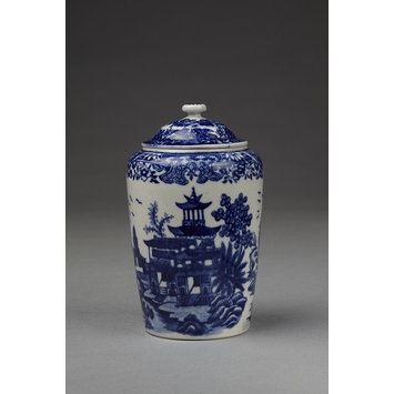 Tea canister and cover Tea canister and cover