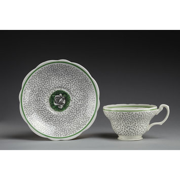 Cup and saucer - White Rose Cup and saucer - White Rose