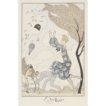 Fashion plate - Falbalas et Fanfreluches. Almanach des modes... Fashion plate - Falbalas et Fanfreluches. Almanach des modes...