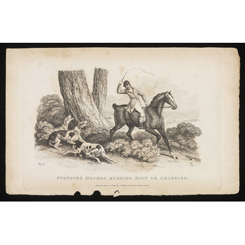 Print - Stopping Hounds, Running Riot Or Changing Print - Stopping Hounds, Running Riot Or Changing