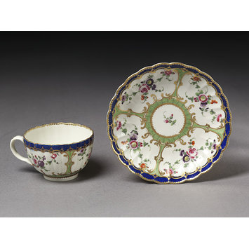 Cup and saucer Cup and saucer