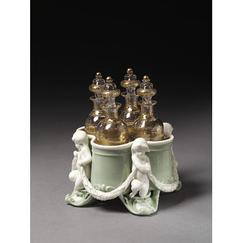 Cruet stand with four bottles Cruet stand with four bottles