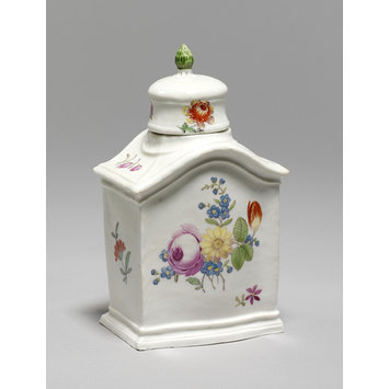 Tea canister and cover Tea canister and cover