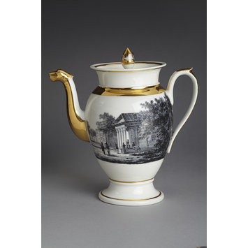 Coffee pot and cover Coffee pot and cover