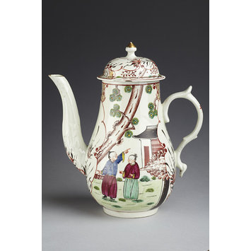 Coffee pot and cover Coffee pot and cover