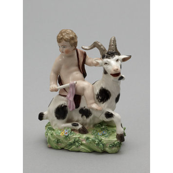 Figure - Cupid riding a goat Figure - Cupid riding a goat