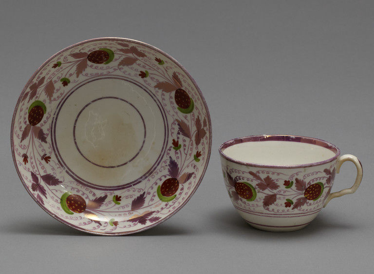 Cup and saucer | New Hall porcelain factory | V&A Search the Collections