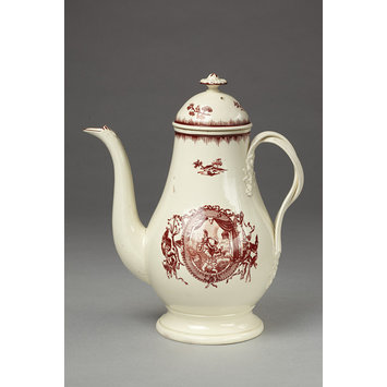 Coffee pot and cover Coffee pot and cover
