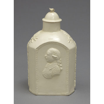 Tea canister and cover Tea canister and cover