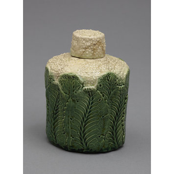 Tea canister and cover Tea canister and cover