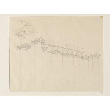 Drawing - Ancient ruins in and near Rome Drawing - Ancient ruins in and near Rome