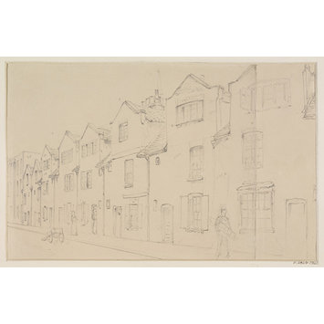 Drawing - Houses on New Nichol Street Drawing - Houses on New Nichol Street
