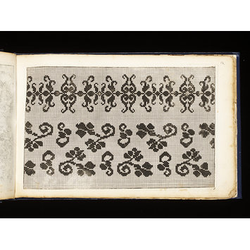 Design for embroidery - 'Part II: Fortgesetzter Kunst- und Fleiss-übender Nadel- auch Laden-Gewirck- Ergötzungen oder des neu-erfundenen Neh und Stick Buchs Anderer Theil' Design for embroidery - 'Part II: Fortgesetzter Kunst- und Fleiss-übender Nadel- auch Laden-Gewirck- Ergötzungen oder des neu-erfundenen Neh und Stick Buchs Anderer Theil'