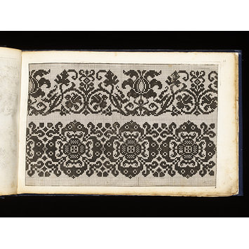 Design for embroidery - 'Part II: Fortgesetzter Kunst- und Fleiss-übender Nadel- auch Laden-Gewirck- Ergötzungen oder des neu-erfundenen Neh und Stick Buchs Anderer Theil' Design for embroidery - 'Part II: Fortgesetzter Kunst- und Fleiss-übender Nadel- auch Laden-Gewirck- Ergötzungen oder des neu-erfundenen Neh und Stick Buchs Anderer Theil'