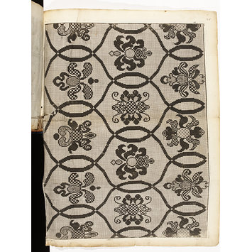 Design for embroidery - 'Part II: Fortgesetzter Kunst- und Fleiss-übender Nadel- auch Laden-Gewirck- Ergötzungen oder des neu-erfundenen Neh und Stick Buchs Anderer Theil' Design for embroidery - 'Part II: Fortgesetzter Kunst- und Fleiss-übender Nadel- auch Laden-Gewirck- Ergötzungen oder des neu-erfundenen Neh und Stick Buchs Anderer Theil'