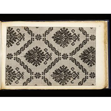 Design for embroidery - 'Part II: Fortgesetzter Kunst- und Fleiss-übender Nadel- auch Laden-Gewirck- Ergötzungen oder des neu-erfundenen Neh und Stick Buchs Anderer Theil' Design for embroidery - 'Part II: Fortgesetzter Kunst- und Fleiss-übender Nadel- auch Laden-Gewirck- Ergötzungen oder des neu-erfundenen Neh und Stick Buchs Anderer Theil'