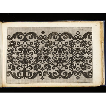 Design for embroidery - 'Part II: Fortgesetzter Kunst- und Fleiss-übender Nadel- auch Laden-Gewirck- Ergötzungen oder des neu-erfundenen Neh und Stick Buchs Anderer Theil' Design for embroidery - 'Part II: Fortgesetzter Kunst- und Fleiss-übender Nadel- auch Laden-Gewirck- Ergötzungen oder des neu-erfundenen Neh und Stick Buchs Anderer Theil'
