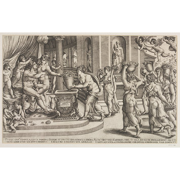 Print - Marriage of Vertumnus and Pomona Print - Marriage of Vertumnus and Pomona