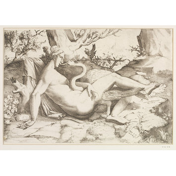 Leda and the Swan (Print)