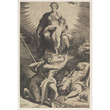 Print - The Virgin and Infant Jesus Print - The Virgin and Infant Jesus