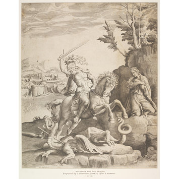 Print - St. George and the Dragon Print - St. George and the Dragon