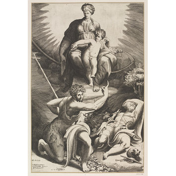 Print - The Virgin and Infant Jesus Print - The Virgin and Infant Jesus