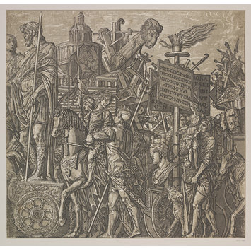 Woodcut - The Triumph of Julius Cæsar Woodcut - The Triumph of Julius Cæsar