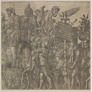 Woodcut - The Triumph of Julius Cæsar Woodcut - The Triumph of Julius Cæsar