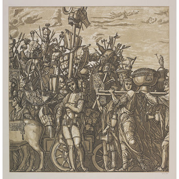 Woodcut - The Triumph of Julius Cæsar Woodcut - The Triumph of Julius Cæsar